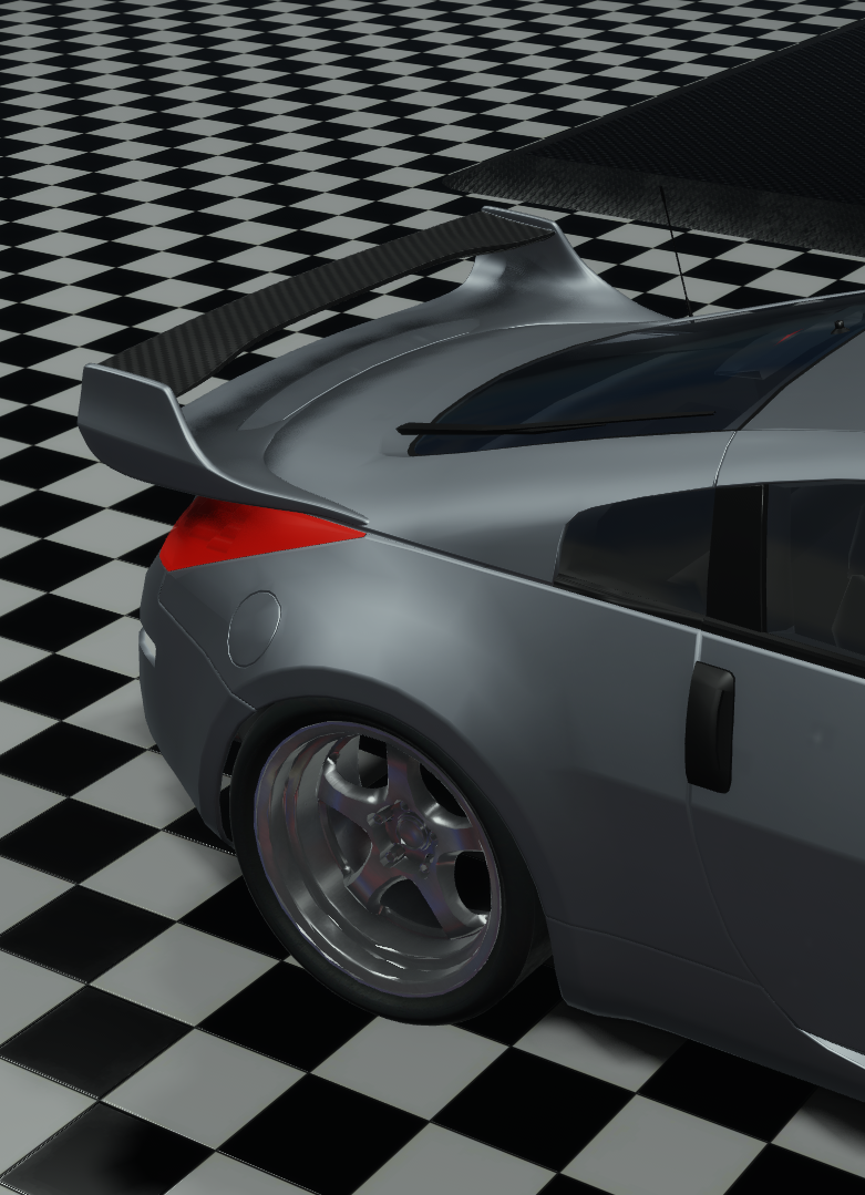 Silent Gray 350z — view 2