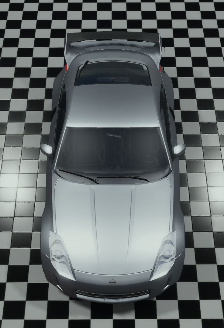 Silent Gray 350z — view 3